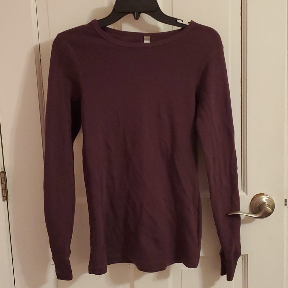Dark purple long sleeve shirt